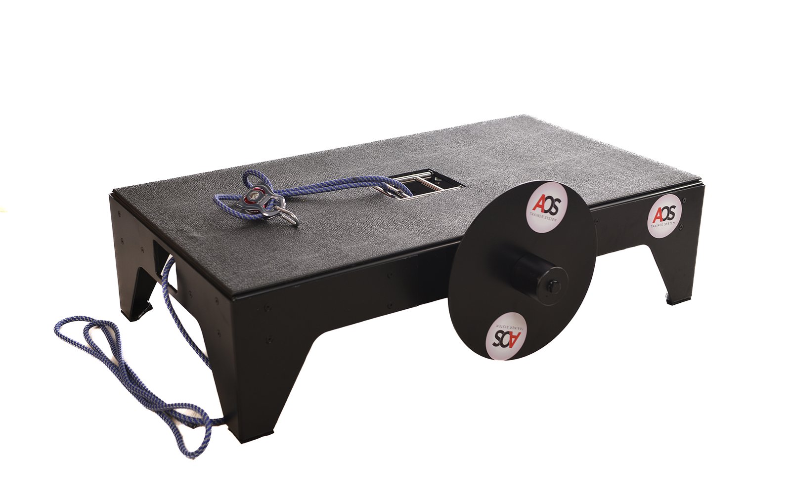 AOS Eco Pro Flywheel (Isoinertial) Antrenman ve Rehabilitasyon Sistemi 1 AOS Eco Pro flywheel antrenman cihazı, beyaz zemin üzerinde