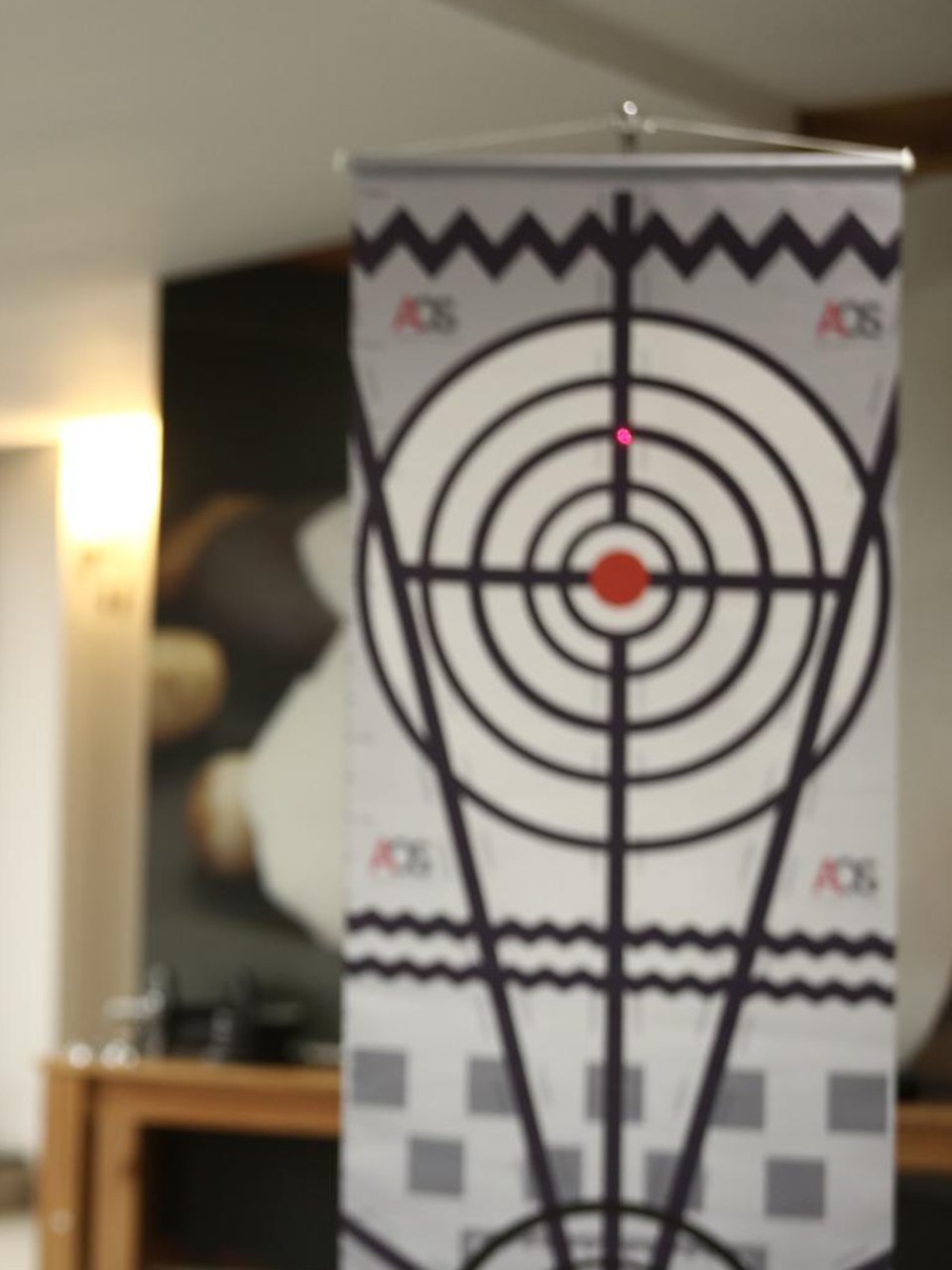 AOS PropPoint Lazerli Propriosepsiyon ve Denge Eğitim Cihazı 8 AOS PropPoint hedef tahtası ve lazer noktası